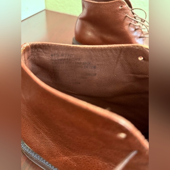 Brown Chukka Boots with Rich Leather Finish main image 12